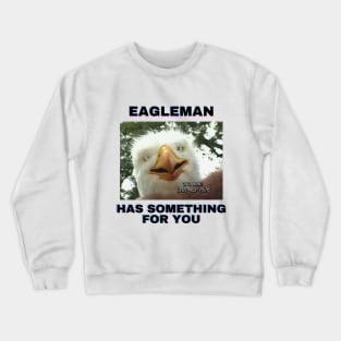 EagleMan Eagle Insurance Meme Crewneck Sweatshirt